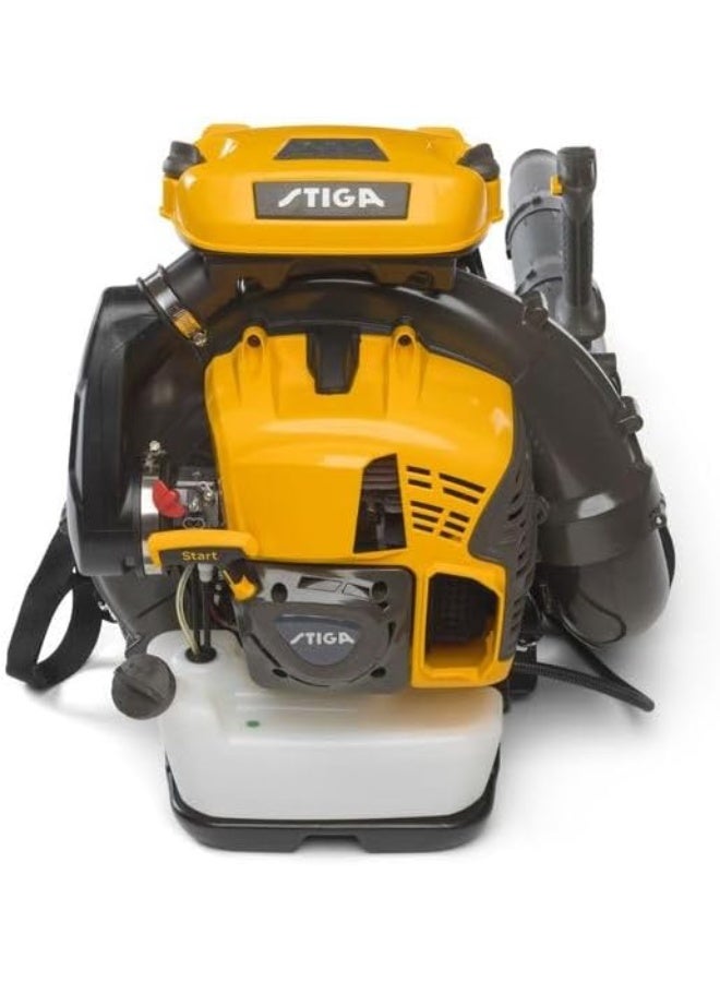 Stiga 75.6 cc Petrol Engine Leaf Blower BL-530 has an Adjustable Hose and Single Handle with Integrated Controls and Maximum Air Flow Rate of 25 m³/min (Made in Italy). - Image 2